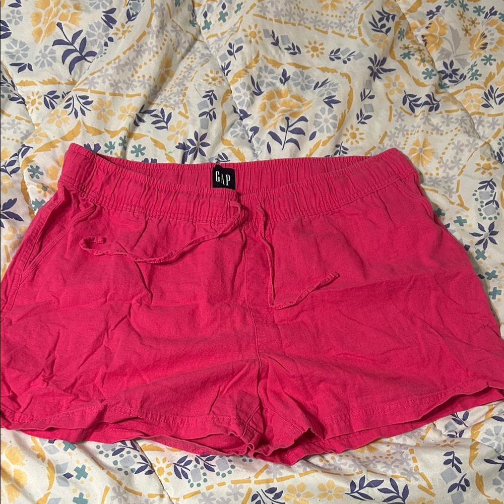 GAP Pink High Waist Shorts Relaxed Fit